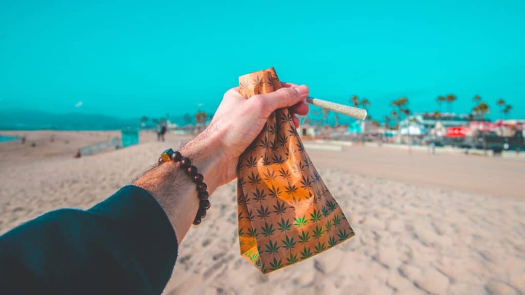 Beachgoing in California, Cannabis etiquette, California cannabis laws, best cannabis products for the beach, responsible cannabis consumption, cannabis on the beach